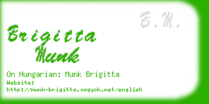 brigitta munk business card
